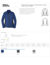 Load image into Gallery viewer, Quest Global - Women's Eddie Bauer® Full-Zip Heather Stretch Fleece Jacket
