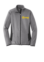 Load image into Gallery viewer, Quest Global - Women's Eddie Bauer® Full-Zip Heather Stretch Fleece Jacket