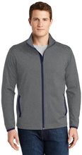 Load image into Gallery viewer, Mercy Health - Men&#39;s Sport-Tek® Sport-Wick® Stretch Contrast Full-Zip Jacket