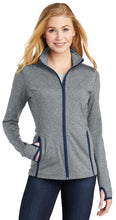 Load image into Gallery viewer, Mercy Health - Ladies Sport-Tek® Sport-Wick® Stretch Contrast Full-Zip Jacket