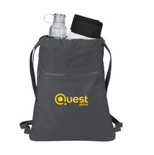 Load image into Gallery viewer, Quest Global - Port Authority ® Beach Wash ® Cinch Pack