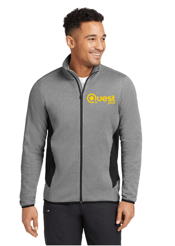 Quest Global - Eddie Bauer® Full-Zip Heather Stretch Fleece Jacket