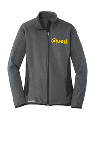 Quest Global - Women's Eddie Bauer® Full-Zip Heather Stretch Fleece Jacket