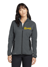 Load image into Gallery viewer, Quest Global - Women&#39;s Eddie Bauer® Full-Zip Heather Stretch Fleece Jacket