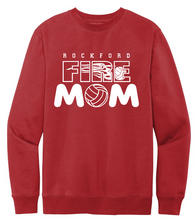 Load image into Gallery viewer, FireVB - District V.I.T. Fleece Crew Fire Mom