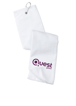 Load image into Gallery viewer, Quest Global - Port Authority® Grommeted Tri-Fold Golf Towel